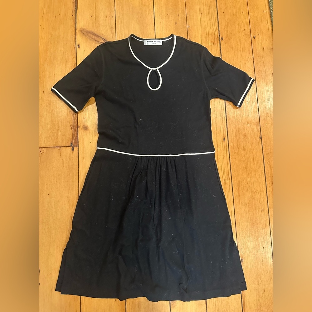 Sonia Rykiel Black Top with White Trim